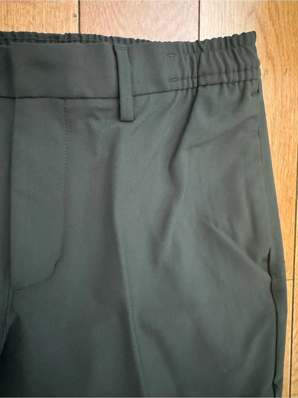 Banana Republic mens sheltered earth tailored stretch dress trousers size 31x30.